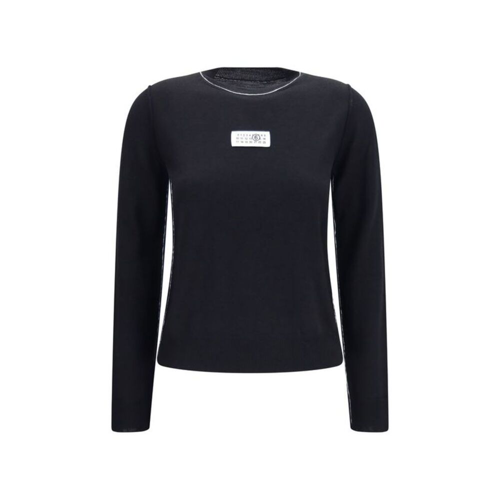 MM6 Black Wool Oves Aries Women's Sportswear